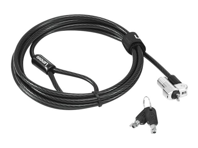 Lenovo 4XE1B81917 1,8 m Kensington Chiave Acciaio al carbonio Nero 4XE1B81917