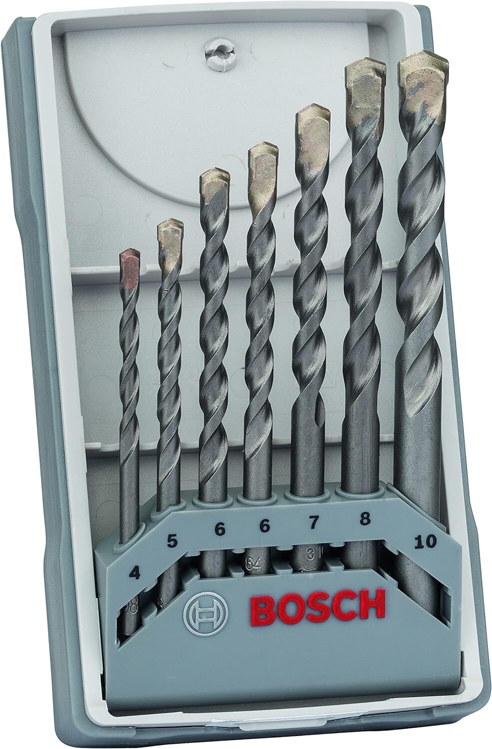 Bosch Accessories Sette Pezzi Cyl-3 Punte Da Ø 4/5/6/6/7/8/10 mm