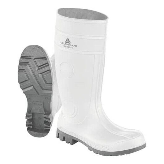 Stivali di sicurezza in PVC  Delta Plus ORGANO S4 bianco-grigio - misura 40 - OR