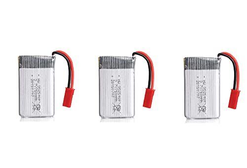 YUNIQUE ITALIA 3 Pezzi Batteria Lipo Ricaricabile (3.7V 750mAh) per Rc (u2H)