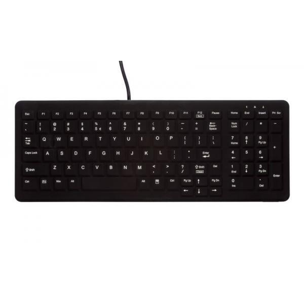 Active Key AK-CB7000F USB QWERTZ Tedesco Nero