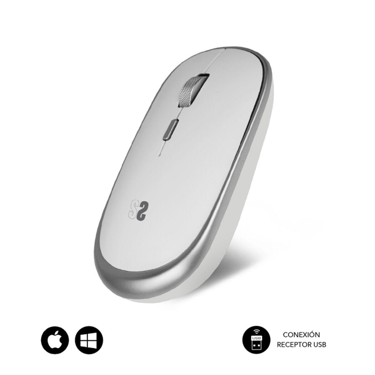 Mouse Subblim SUBMO-RFM0001 Argento