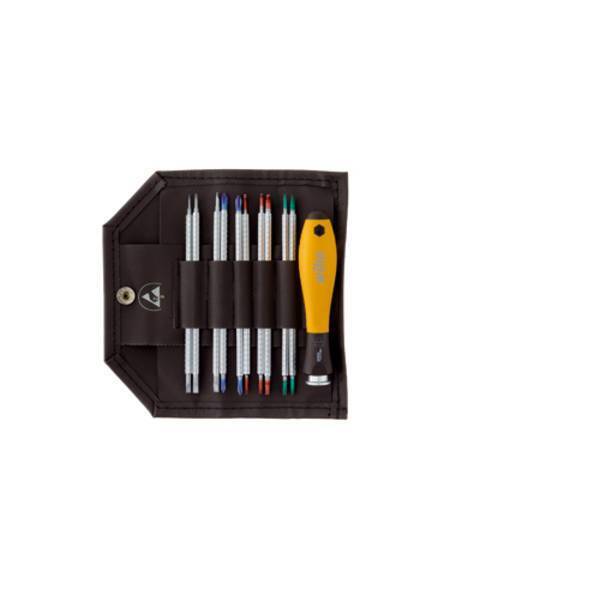 Wiha 31499  System 4 ESD 2691 T11 ESD ESD Kit di punte intercambiabili per girav