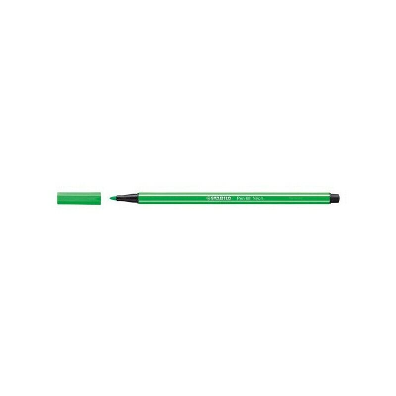 Pennarello STABILO PEN 68/033 VERDE FLUO (conf. 10 Pz)