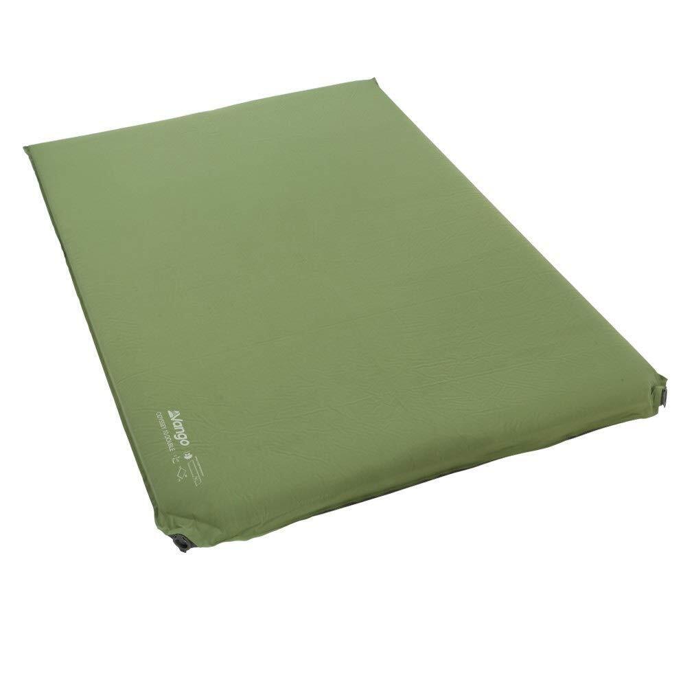 Vango Odyssey Double Self Inflating Sleep Mat, Epsom Green, 10 cm (A6b)