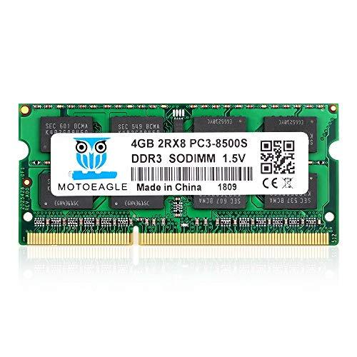 Motoeagle 4 GB 2RX8 PC3-8500S DDR3 1066 MHz 1067 SO-DIMM RAM CL7 204 Pin (H0N)