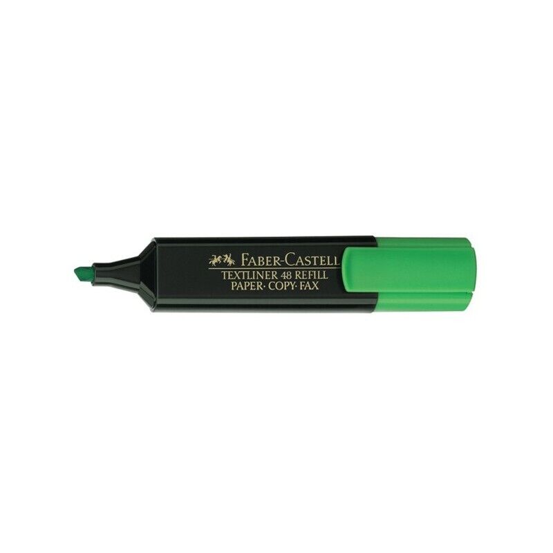 Evidenziatore Textliner 48 FABER-CASTELL - VERDE - (conf. 10 Pz) 1-5 mm.
