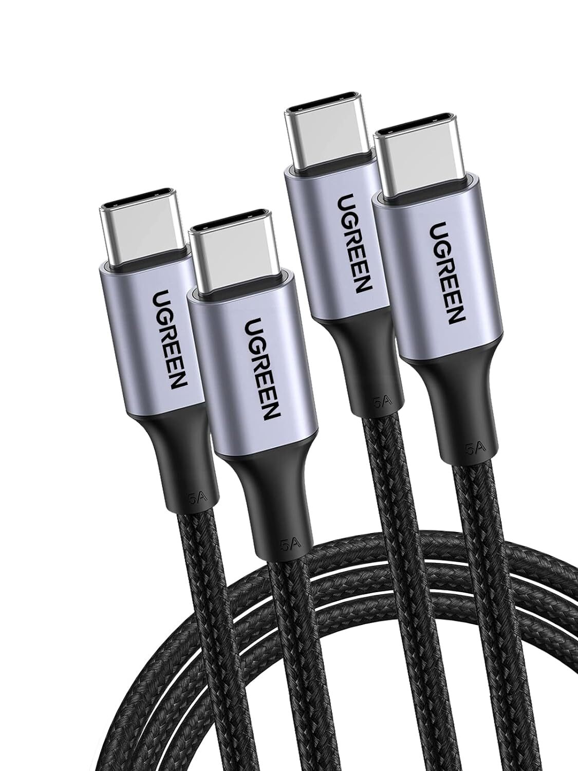 UGREEN 100W Cavo USB Type C 2Pack, C Cin Nylon, Compatibile con...