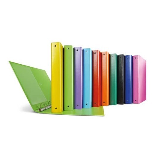 Raccoglitore 4 anelli NETTUNO Sei Rota diametro 30 mm - 10 colori assortiti 3680