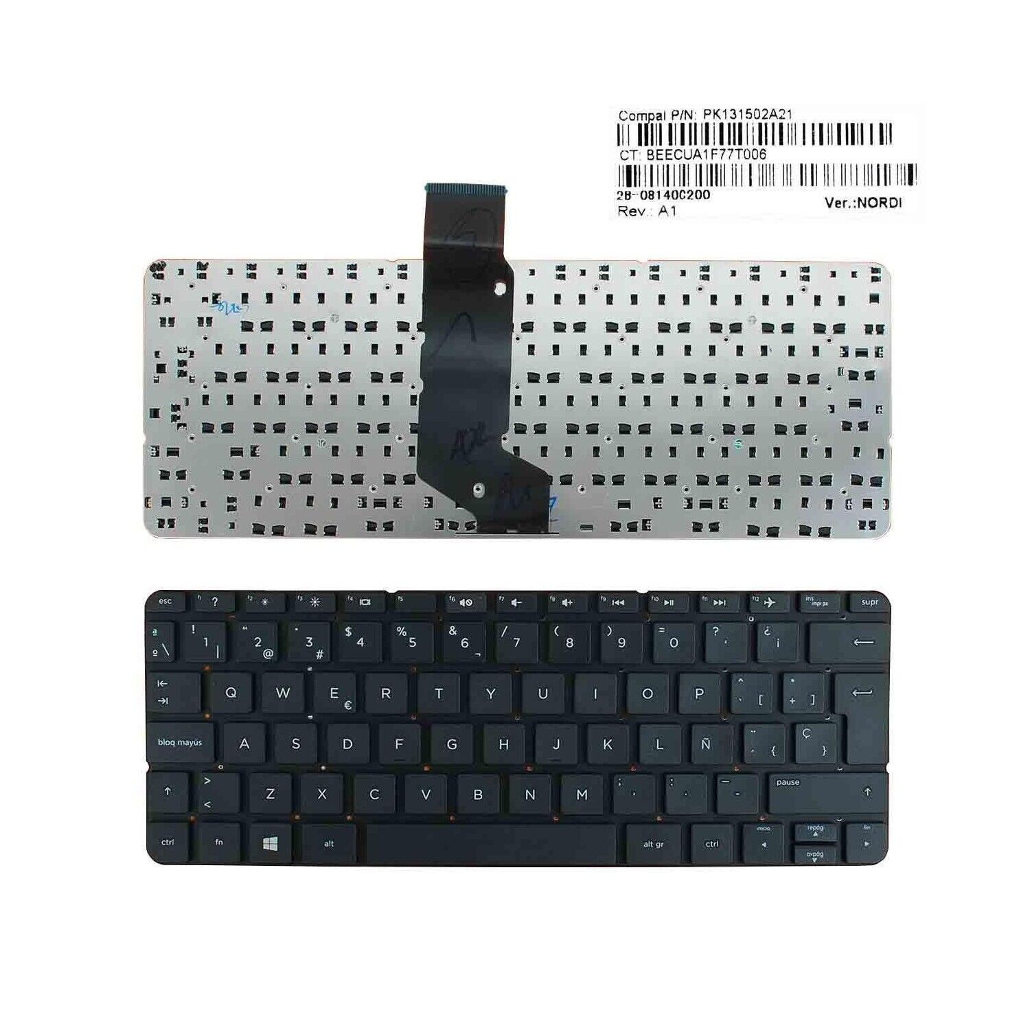 Tastiera Per Portatile HP Stream 11-D018NS 11-D020NR 11-D020TU