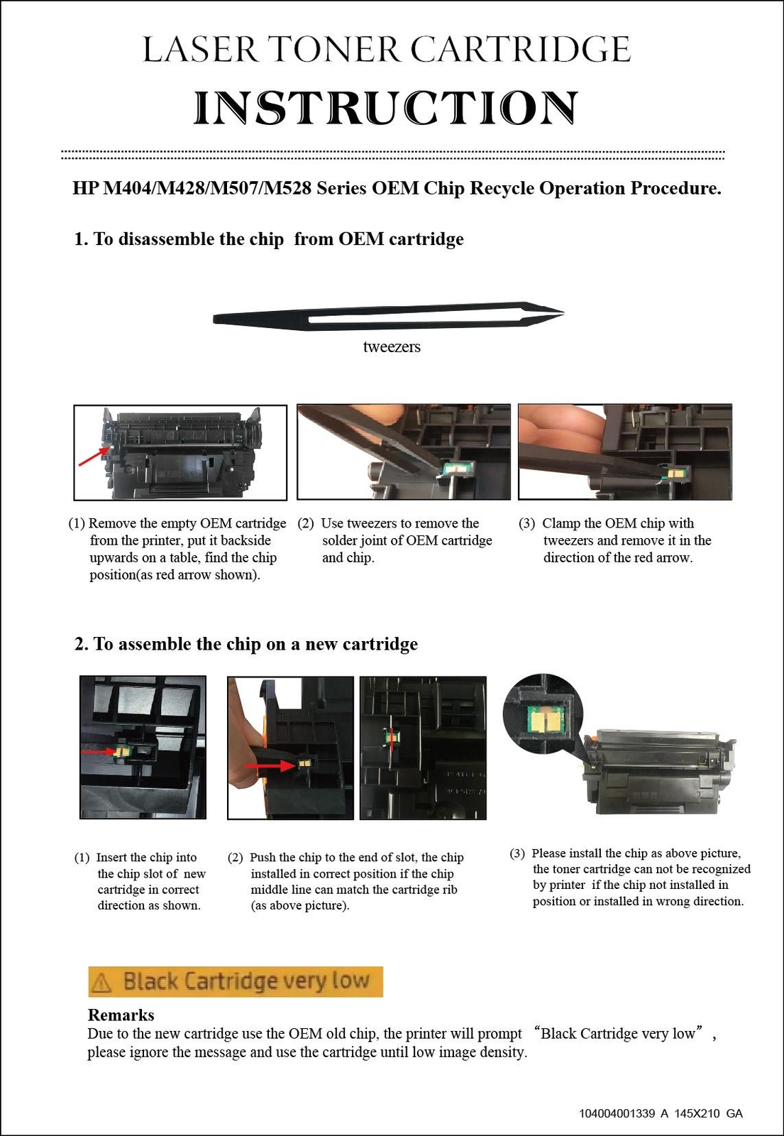 TONER CF289A 89A COMPATIBILE SENZA CHIP PER HP Enterprise M507x,M507dn,M528z,M52