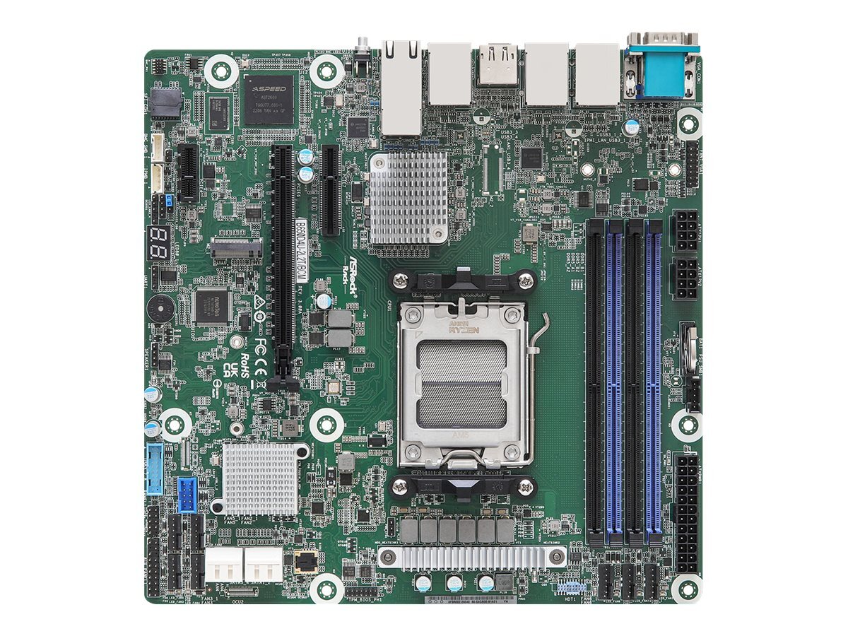 ASRock MB B650D4U-2L2T BCM B650E AM5 Max128GB DDR5 Micro ATX B650D4U-2L2T/BCM