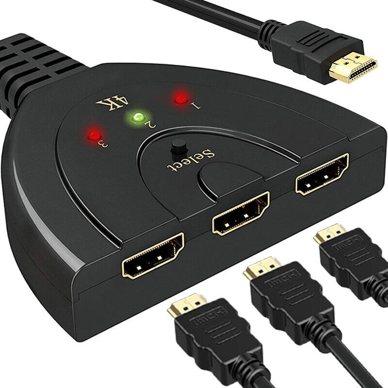 Splitter HDMI 3 in 1 switch HDMI 1080P 3 porte di uscita Retoo