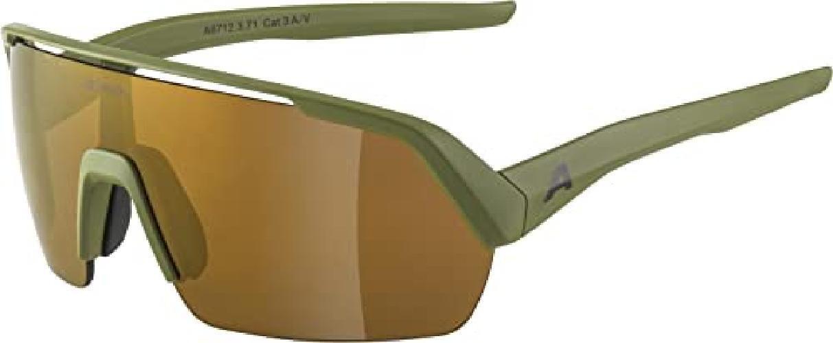 ALPINA Turbo Hr, Sunglasses Unisex Adulto, Olive Matt, Taglia unica