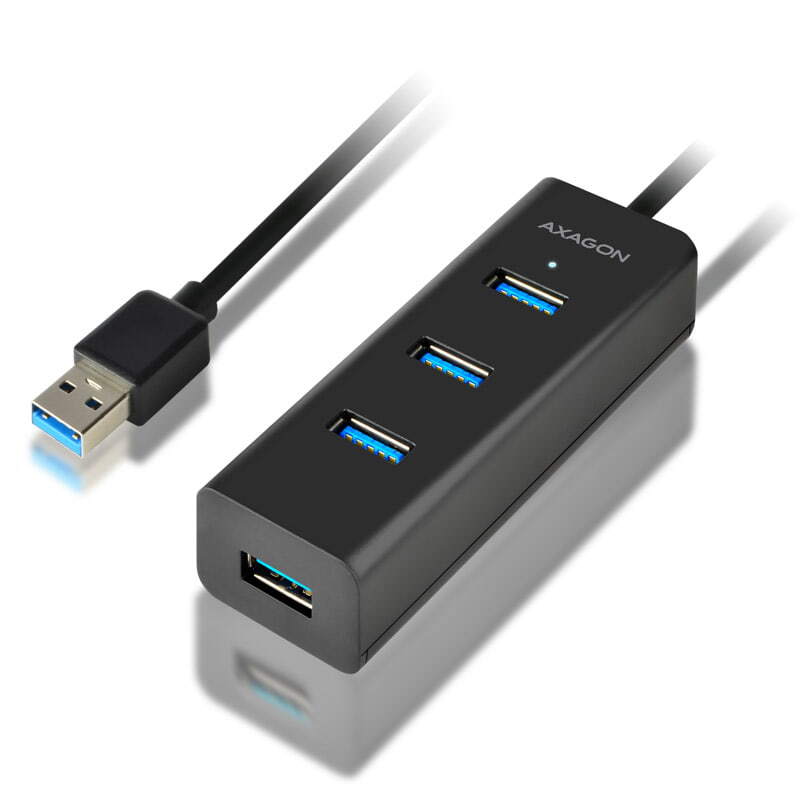 AXAGON HUE-S2BL USB 3.2 Gen 1 (3.1 Gen 1) Type-A USB 3.2 Gen 1 (3.1 HUE-S2BL
