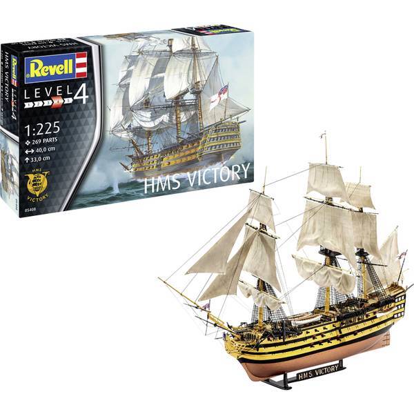 Revell 65408  Nave in kit da costruire   RV Model Set HMS Victory 1:225