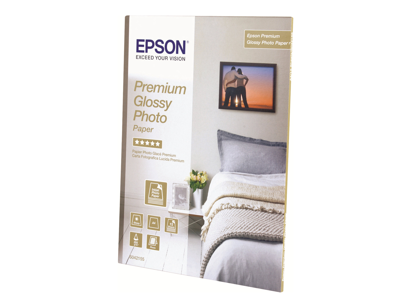 Epson Premium Glossy Photo Paper Lucida 255 g/m² A2 25 fogli C13S042091