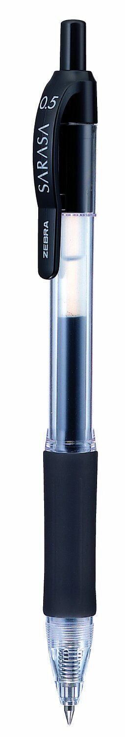 Zebra Pen Sarasa Clip Gel Pens, Medium Point Gel Pens For Adult Colouring, Smear