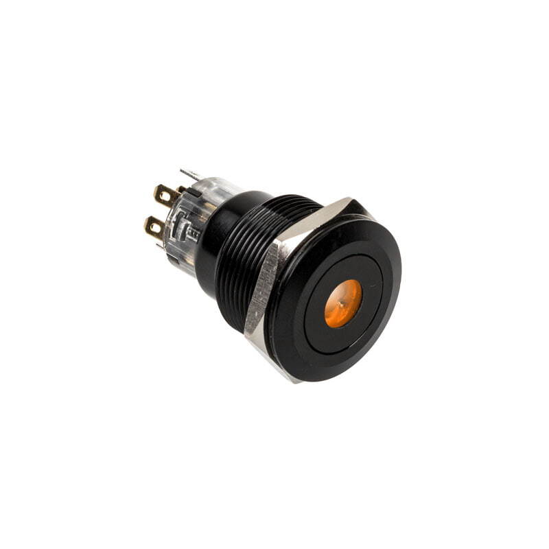 DimasTech Vandalismusschalter/-taster 22mm Blackline Dot RGB Modding PD219
