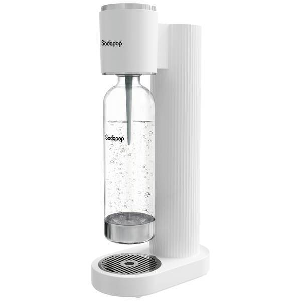 Sodapop 10028726  Gasatore acqua Cooper Bianco incl. 1 bottiglia in PET