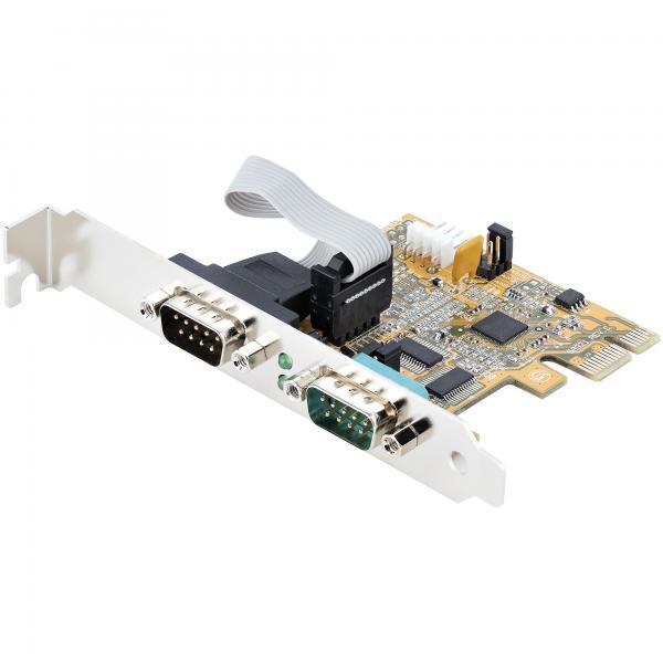 Startech - Comp. Cards And Adapters SCHEDA SERIALE PCIE A 2X RS232 16C1050 UART