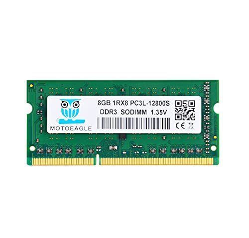 8GB 1Rx8 PC3L 12800S DDR3L 1600MHz SODIMM Ram, 8GB 1Rx8 PC3 12800S 1.35V (U1g)