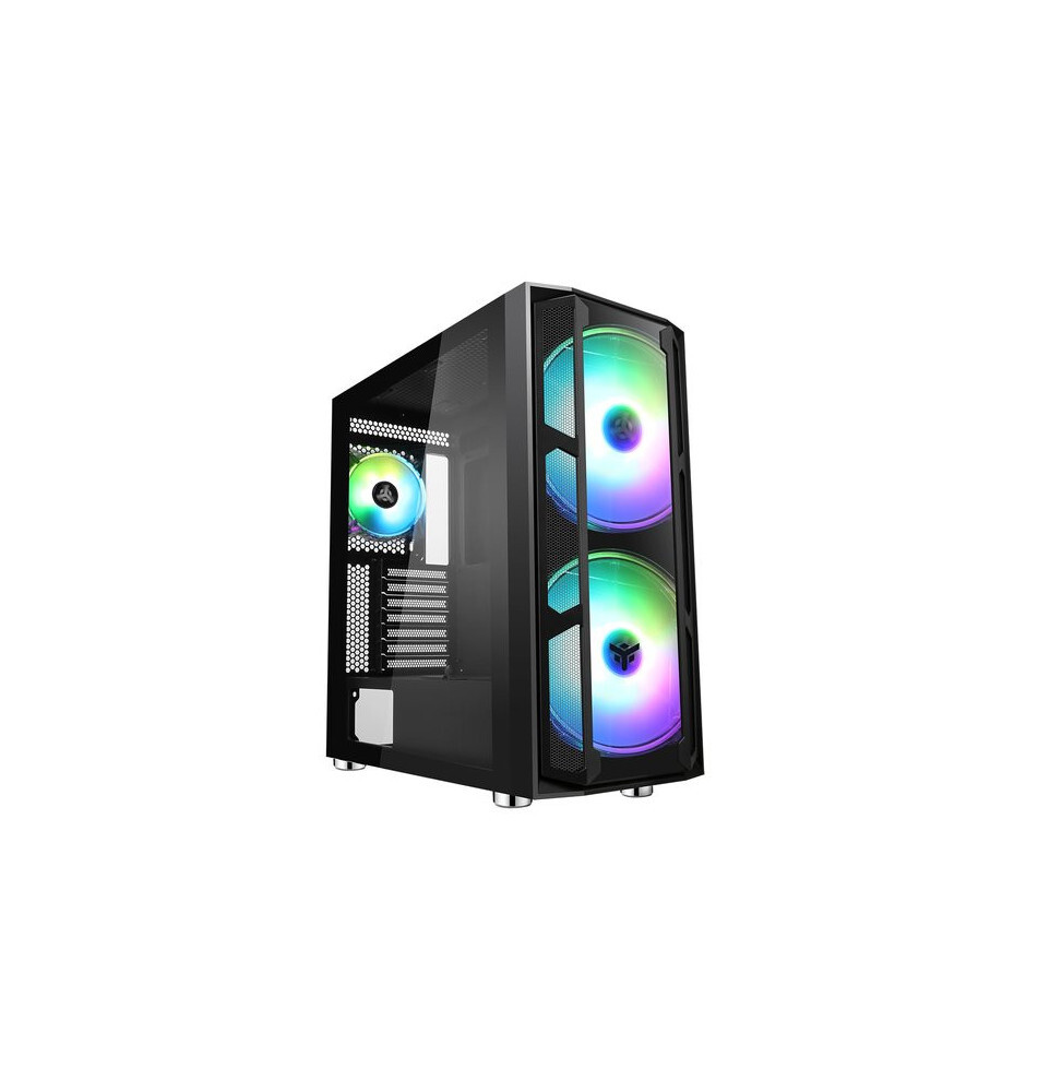 CASE ITEK FULL TOWER "MAJES 20 EVO" USB3. 2*20cm fan ARGB. Trasp Wind XL. -  ITG