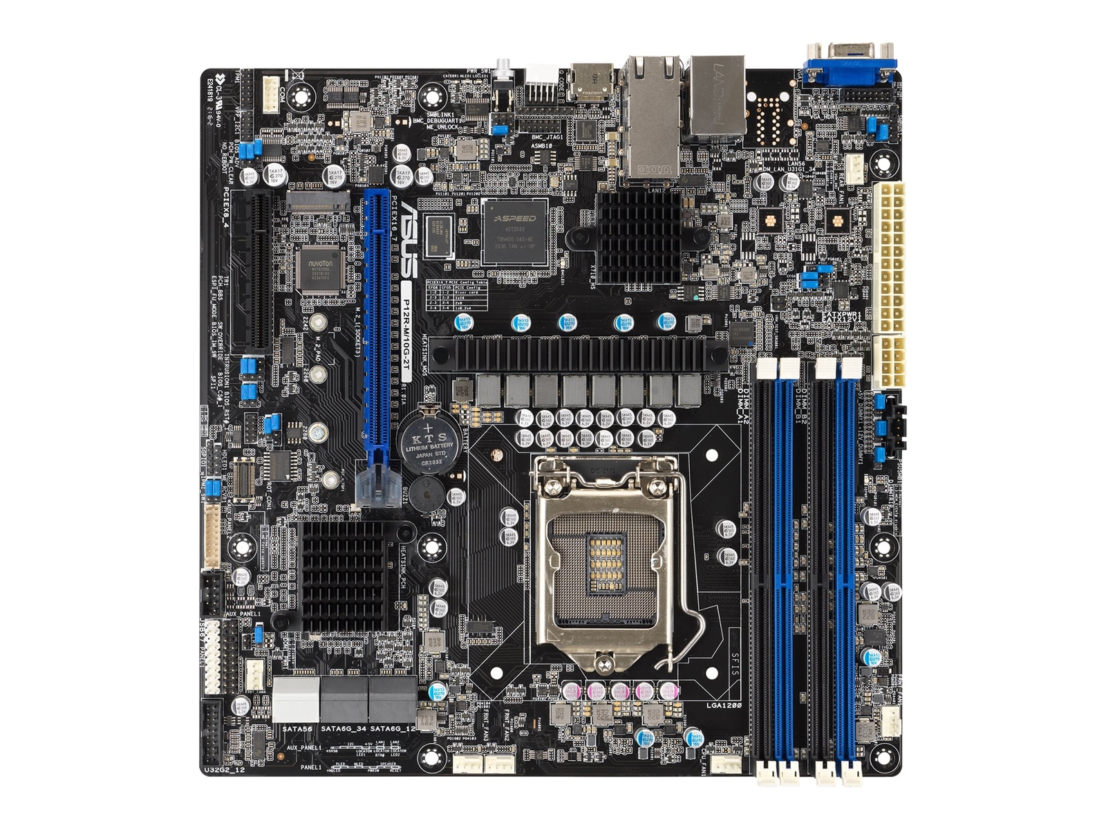 ASUS P12R-M/10G-2T Intel LGA 1200 Intel® Pentium® Intel Xeon 90SB0AC0-M0UAY0
