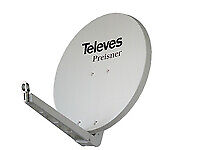 Televes S75QSD-W   - 10.7 - 12.75 GHz - 38.5 dBi - White - Aluminum - 75 cm - 75