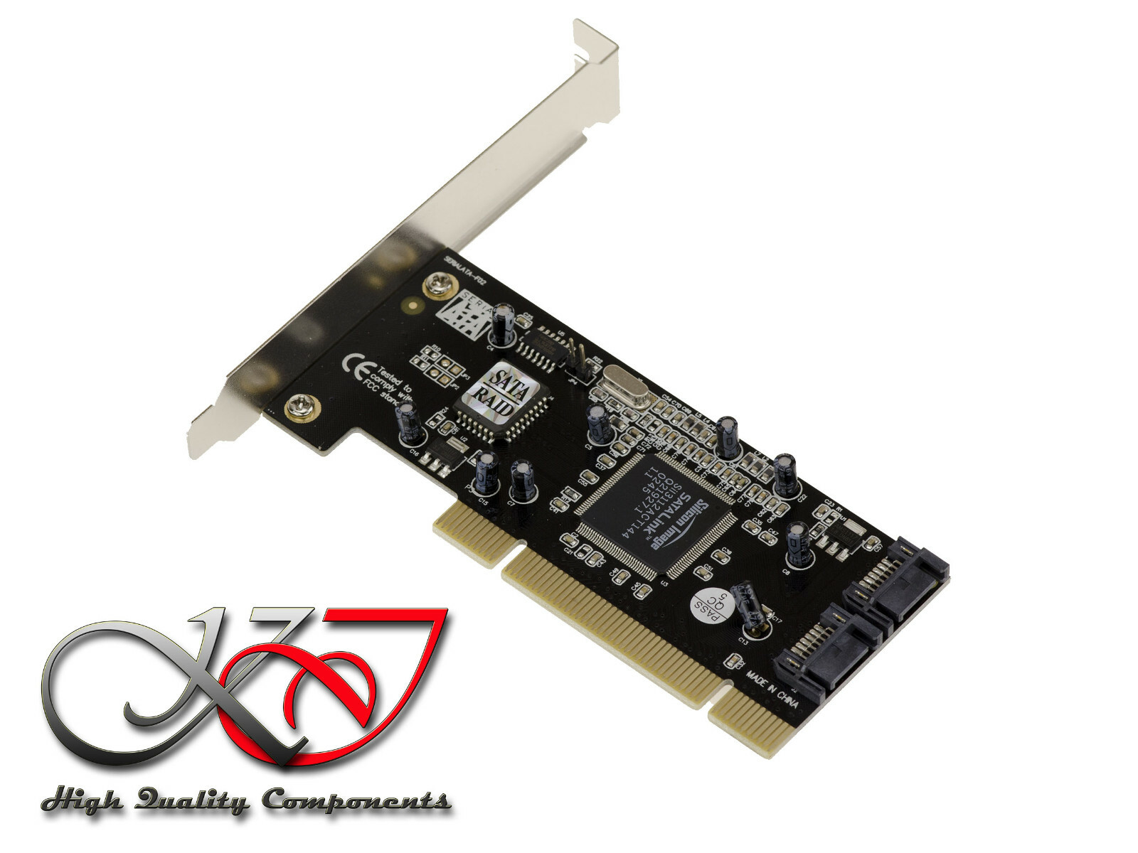 Scheda Controller PCI SATA 2 Porte Raid 0 Raid 1 - Chipset SIL3112
