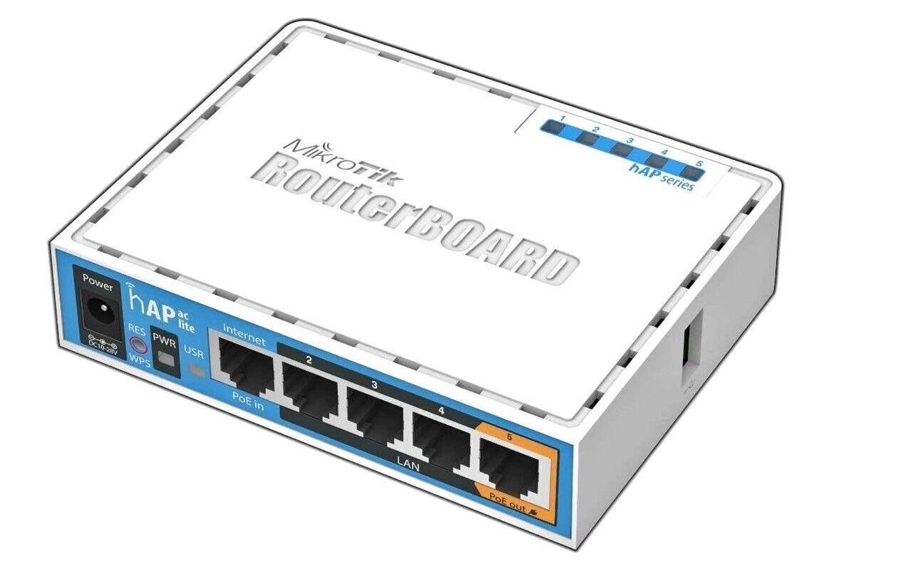 Mikrotik HAP Ac Lite WLAN Access Point 500 Mbit S Power Over Ethernet Bianco Rb9