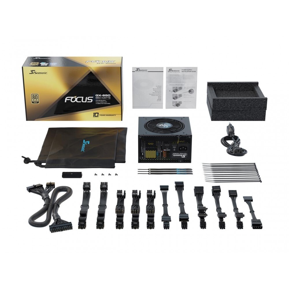 Seasonic Focus+ GX Alimentatore ATX Modulare 80+ Gold da 850W with 12VHPWR cable