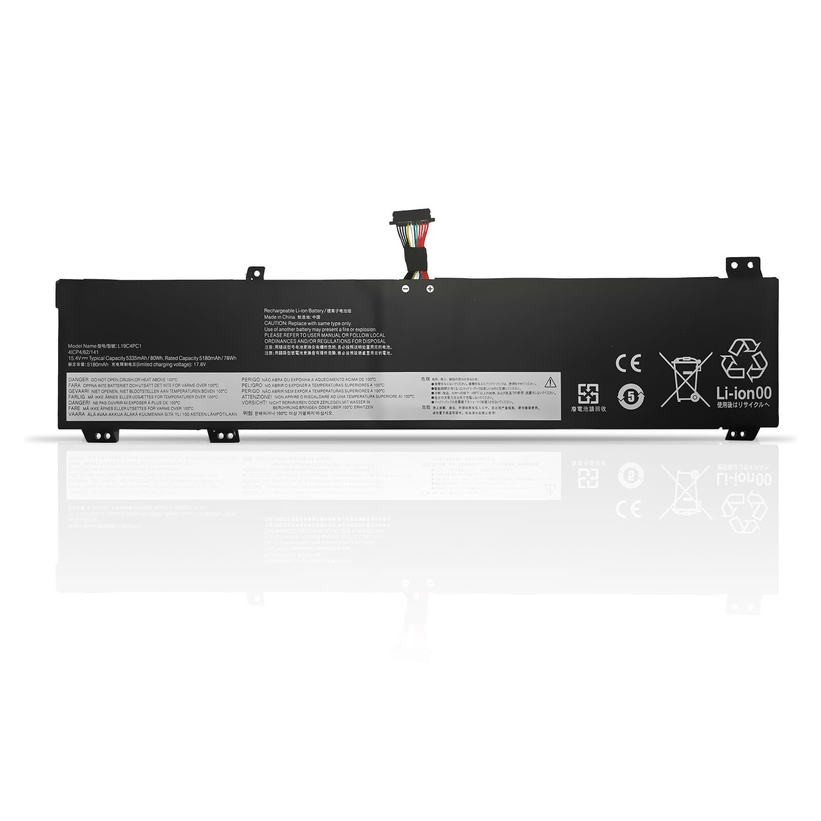 HUBEI Batteria di ricambio per laptop L19M4PC1 L19C4PC1 L19C4PC0 (z1T)