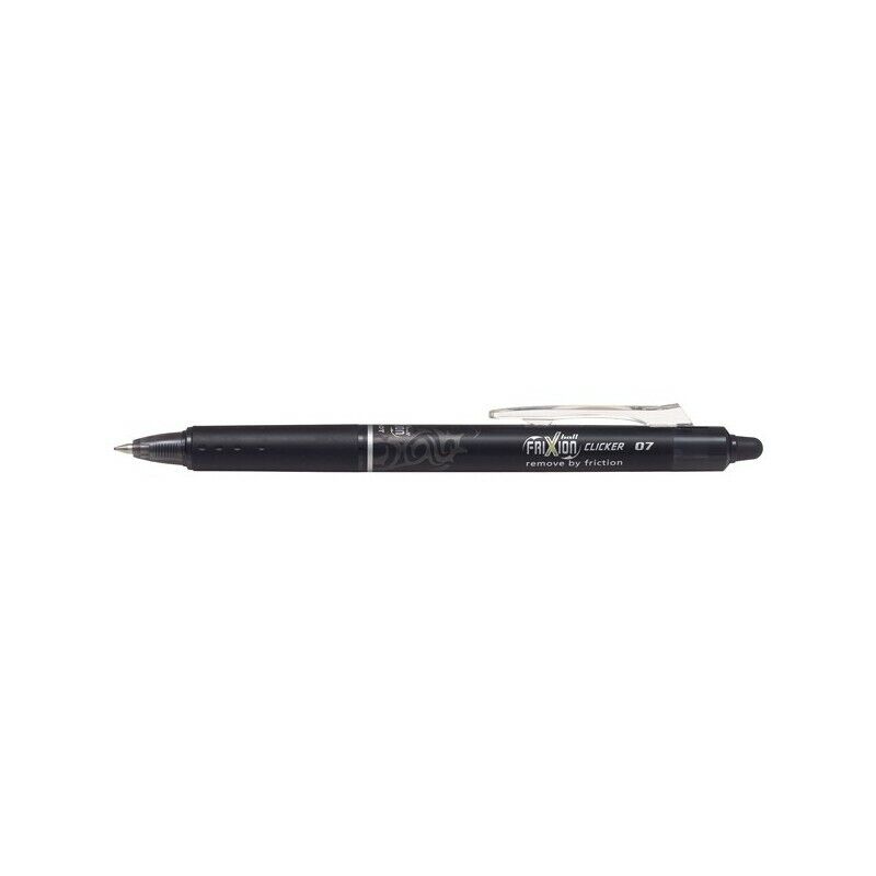 Penna sfera a scatto Frixion Clicker PILOT - NERO - 0.7 mm - 006790 (12 Pz)