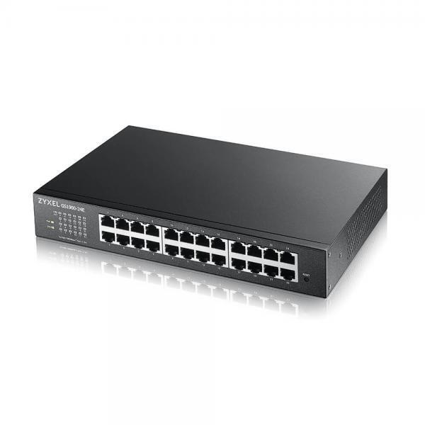 Zyxel GS1900-24E Gestito L2 Gigabit Ethernet [10/100/1000] 1U Nero (ZYXEL GS1900