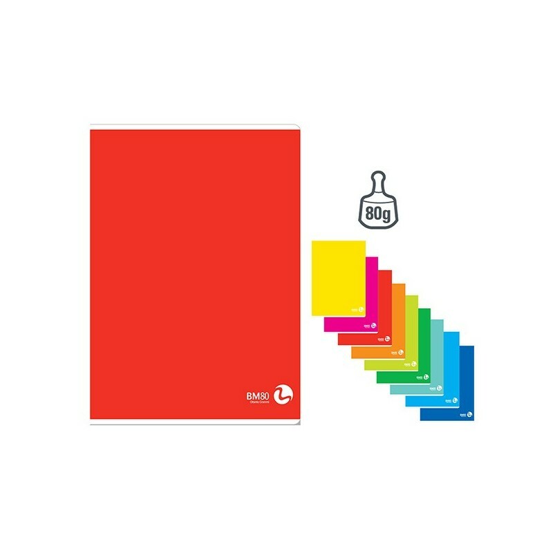 Maxiquaderno A4 80 gr. 80 Fg+1 rigo di 1a Color 80 Basic BM (10 Pz).