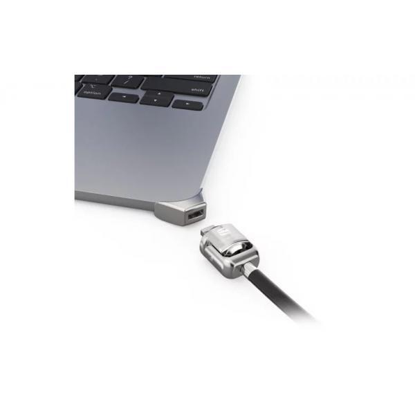 Compulocks - Accs LEDGE MACBOOK AIR2022 M2 T-SLOT LOCK ADAPT KEYED CBL LOCK SILV