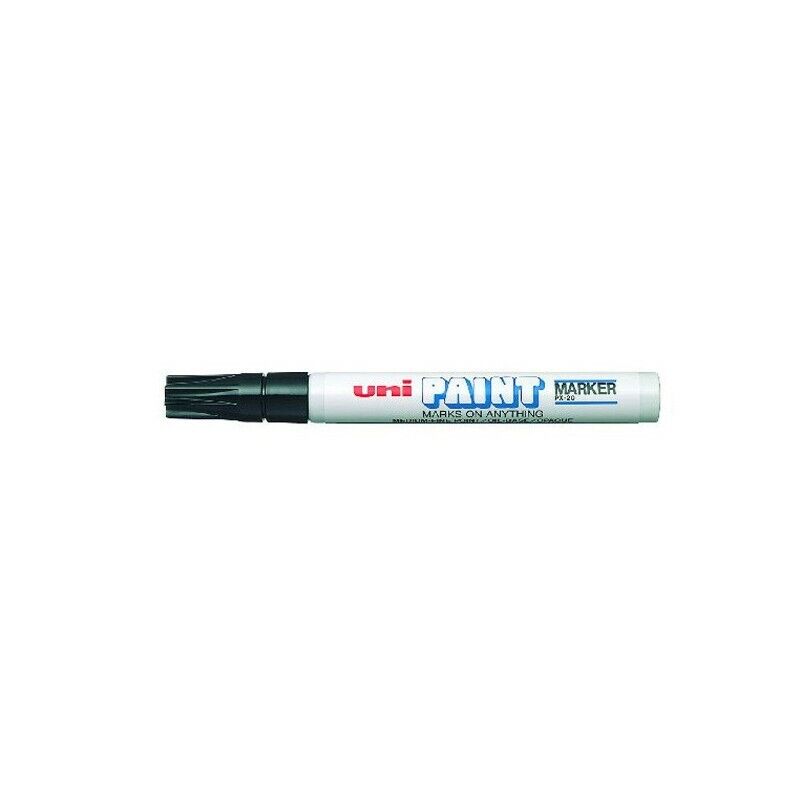 Marcatore Indelebile UNI PAINT PX20 NERO Punta Media a vernice