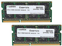 Mushkin SO-DIMM 16GB DDR3 Essentials 16 GB 2 x 8 GB DDR3 1333 MHz 997020