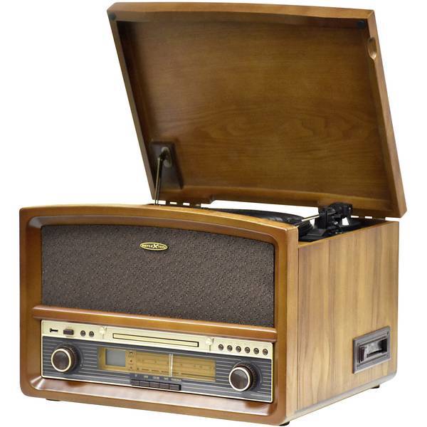 Reflexion HIF1937   Sistema stereo retro FM, CD, Cassette, Giradischi, USB, Allo
