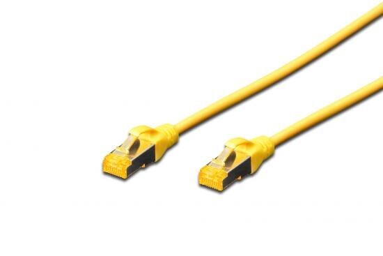 CAVO RETE S-FTP CAT.6A DOPPIA SCHERMATURA LSOH COLORE GIALLO MT. 30