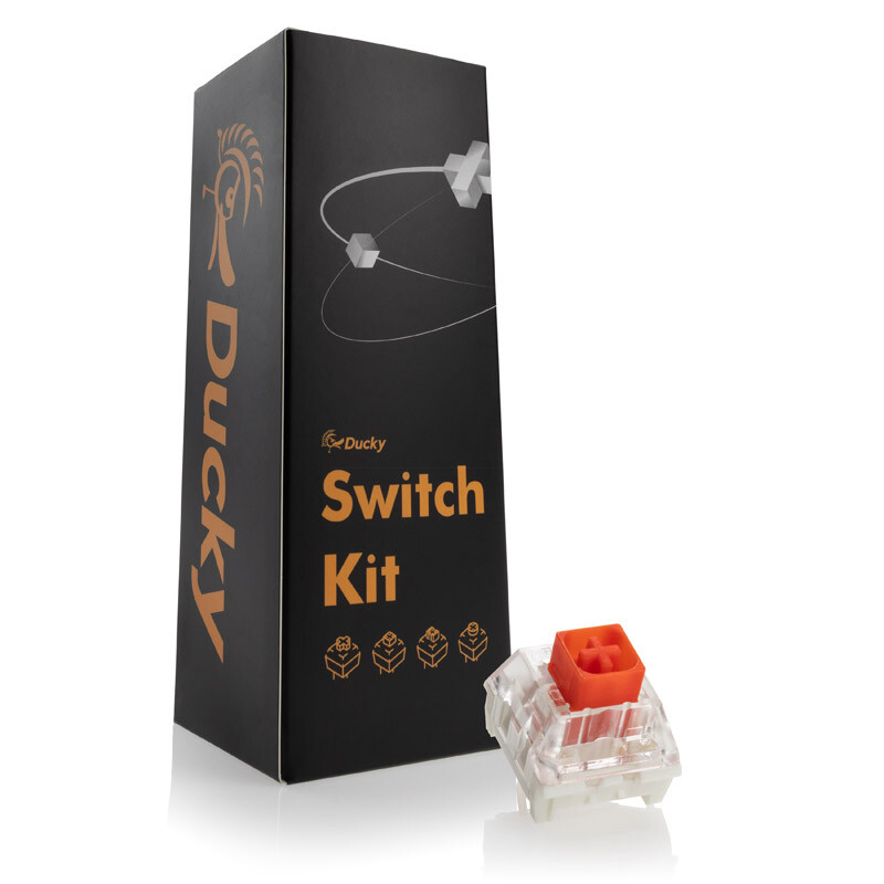 Ducky Kailh Box Red Switches mechanisch 3-Pin linear MX-Stem 45g 110 DSK110-RPA2