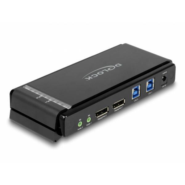 DeLOCK 11476 switch per keyboard-video-mouse (kvm) Nero