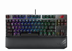 ASUS ROG Strix Scope TKL Deluxe NX Red tastiera Giocare USB Nero, Grigio (Asus R