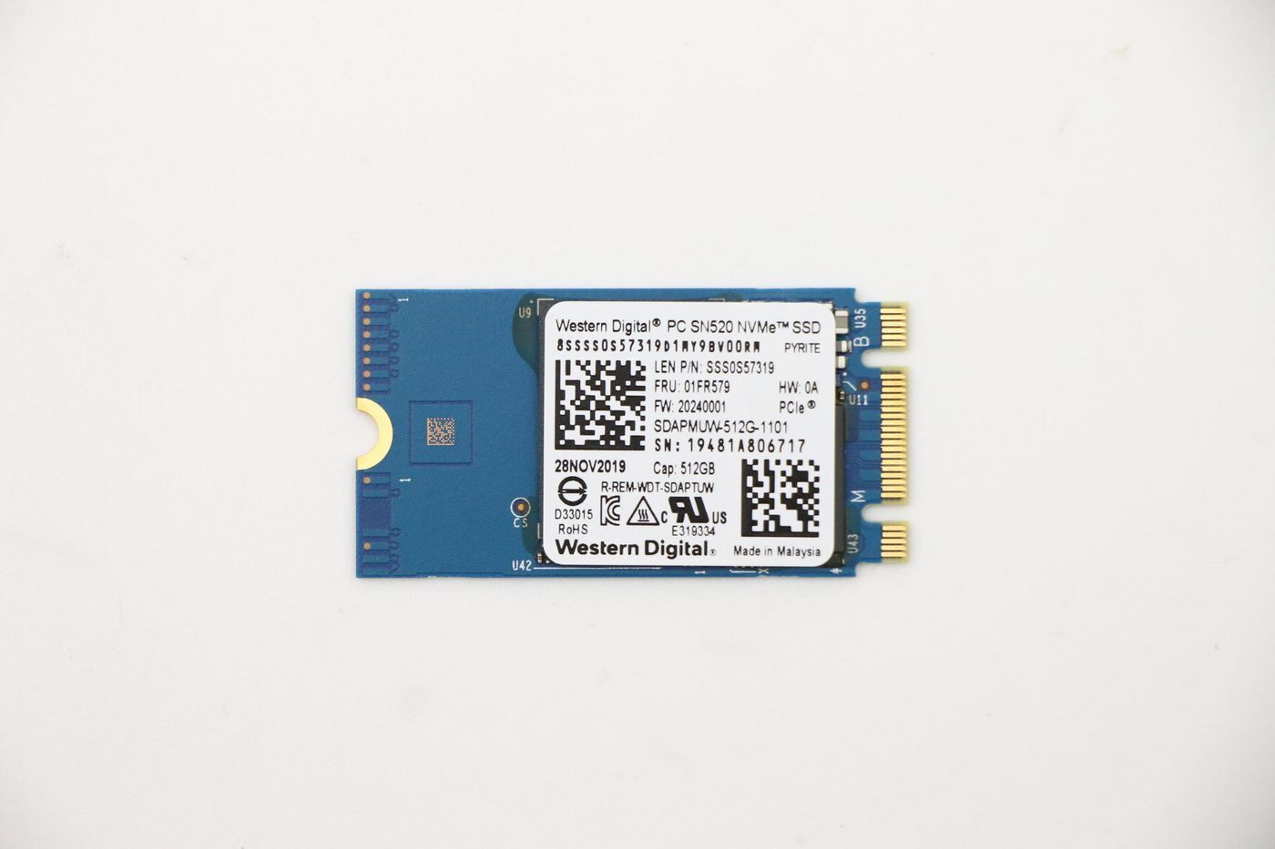 Sandisk 1101 512GB M.2 PCIe