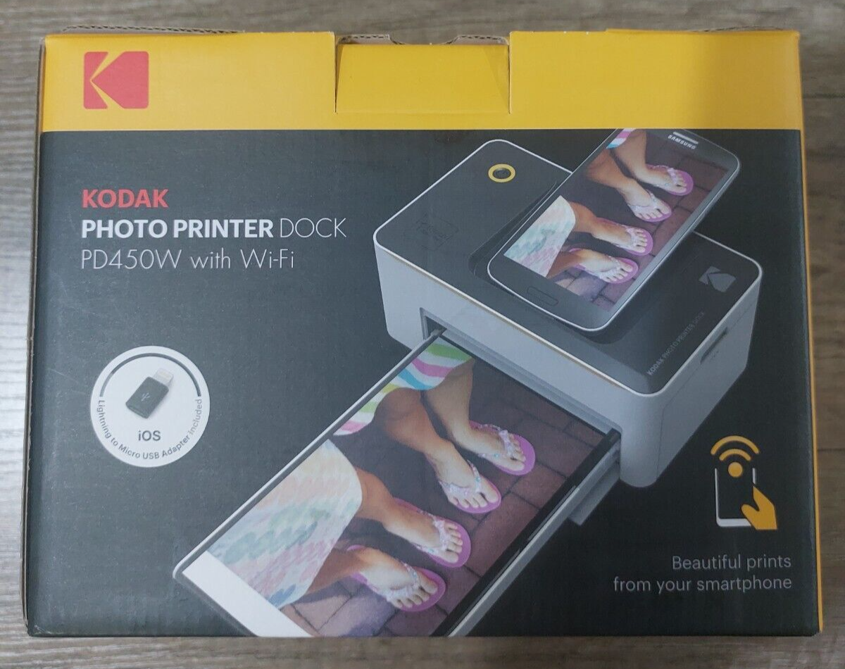 Kodak Photo Printer Dock PD450W with Wifi  NUOVO