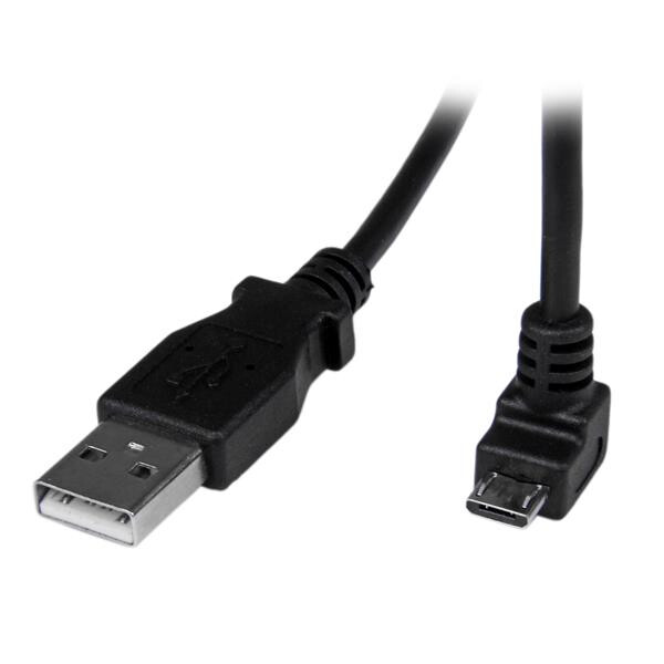 Startech - Cables CAVO MICRO USB 2 M - A A MICRO B ANGOLARE VERSO IL BASSO