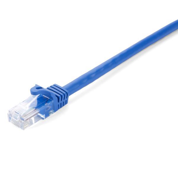 V7 - Cables CAVO DI RETE CAT6 UTP 5M BLU RAME CAVO PATCH