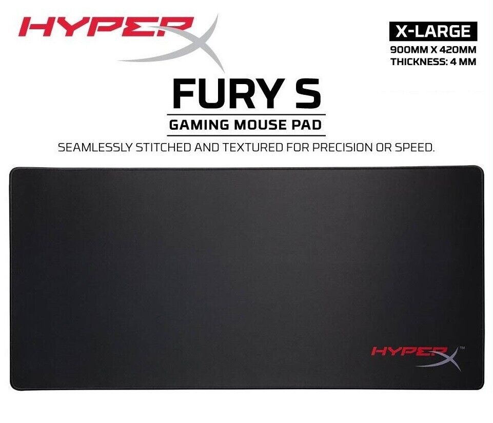 HyperX Fury S Pro Tappetino per Mouse da Gioco XL (90 x 42cm) Panno Optimized