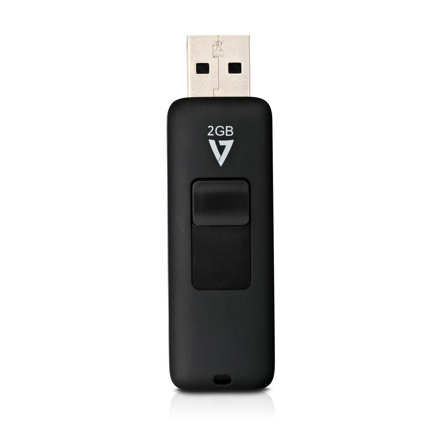 V7 VF22GAR-3E Slider USB 2.0 Flash Drive 2 GB black Slider USB 2.0 2 GB